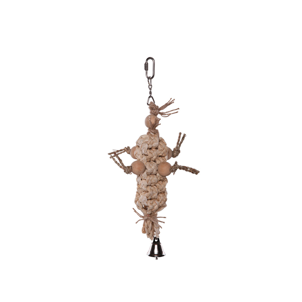 natural woven bird toy