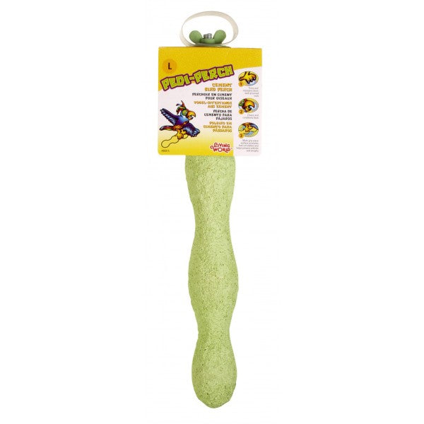 Living World Pedicure Bird Perch Large 34CM, Parrotbox Parrot Supplies, Parrot Perches