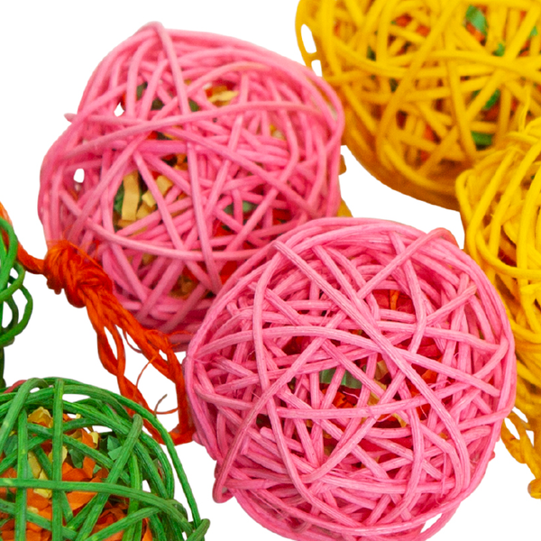 Wicker Ball Colored 10cm - Single