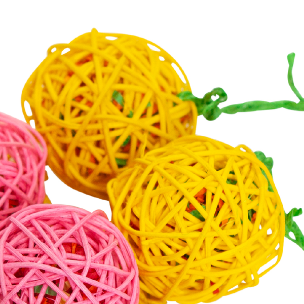 Wicker Ball Colored 10cm - Single