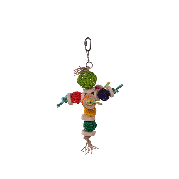 Wicker Balls with decorations
