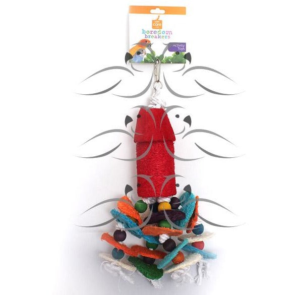 Loofah Bird Toy 30CM x 13CM-PARROTBOX PET SUPPLIES