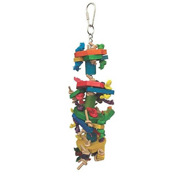 Knots and Blocks Preening Toy