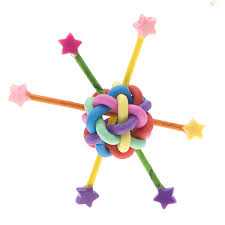 Birdie Shiny Stars Foot Toy