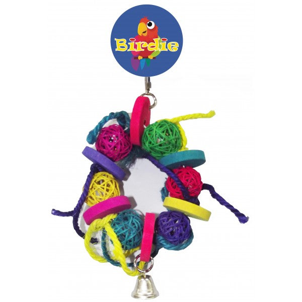 wicker ball bird toy from parrotbox pet supplies