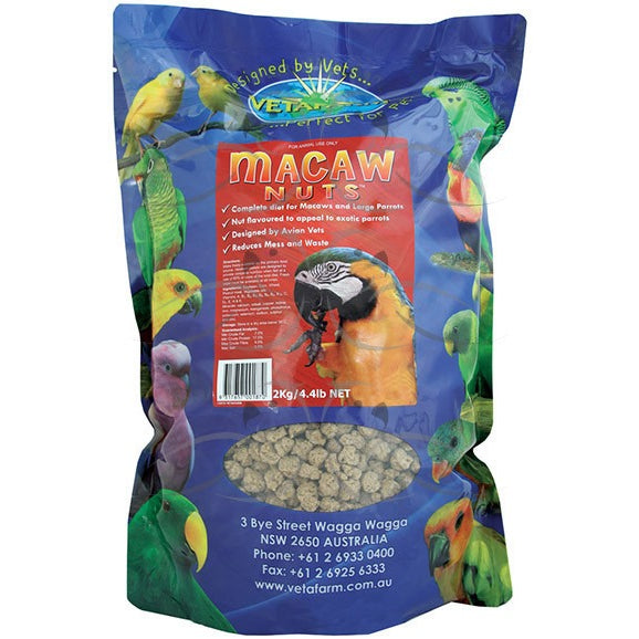 Vetafarm Macaw Nuts 2Kg-PARROTBOX PET SUPPLIES