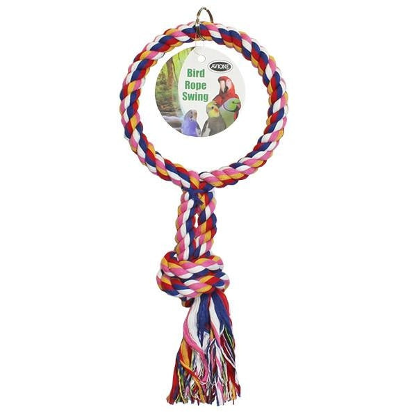 Bird Rope Swing Single Ring-PARROTBOX PET SUPPLIES