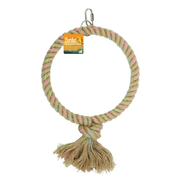 parrotbox parrot supplies jute swing giant for large birds