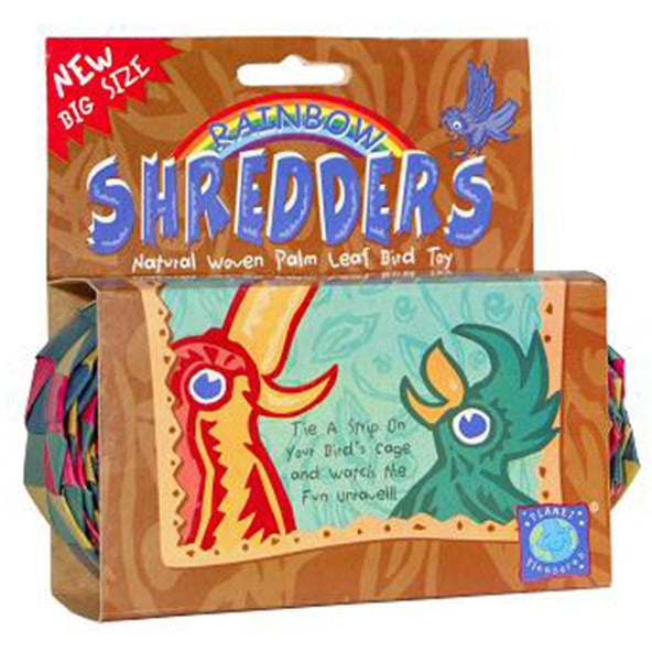 Shredders Rainbow Zig-Zag (sm)-PARROTBOX PET SUPPLIES
