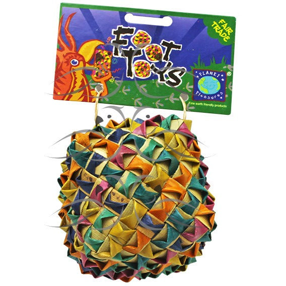 Square Woven Foot Toy (Large)-PARROTBOX PET SUPPLIES